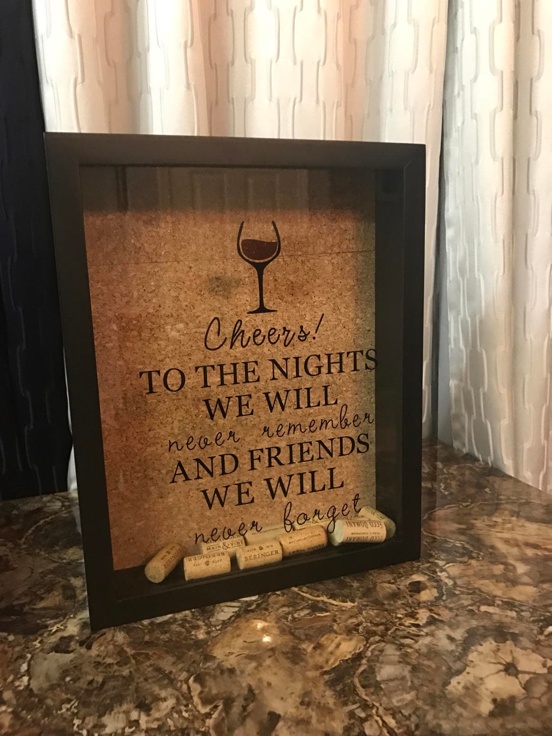 Wine cork holder Etsy