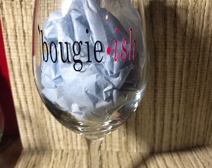 Bougie-ish wine glass
