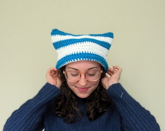 Crochet Cat Ear Beanie