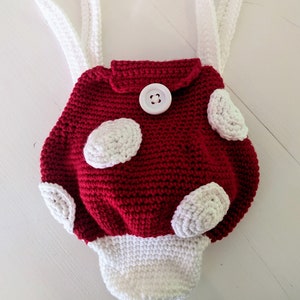 Handmade Crochet Mushroom Backpack/Shoulder Bag