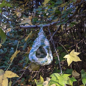Handmade Crochet Birdhouse image 1