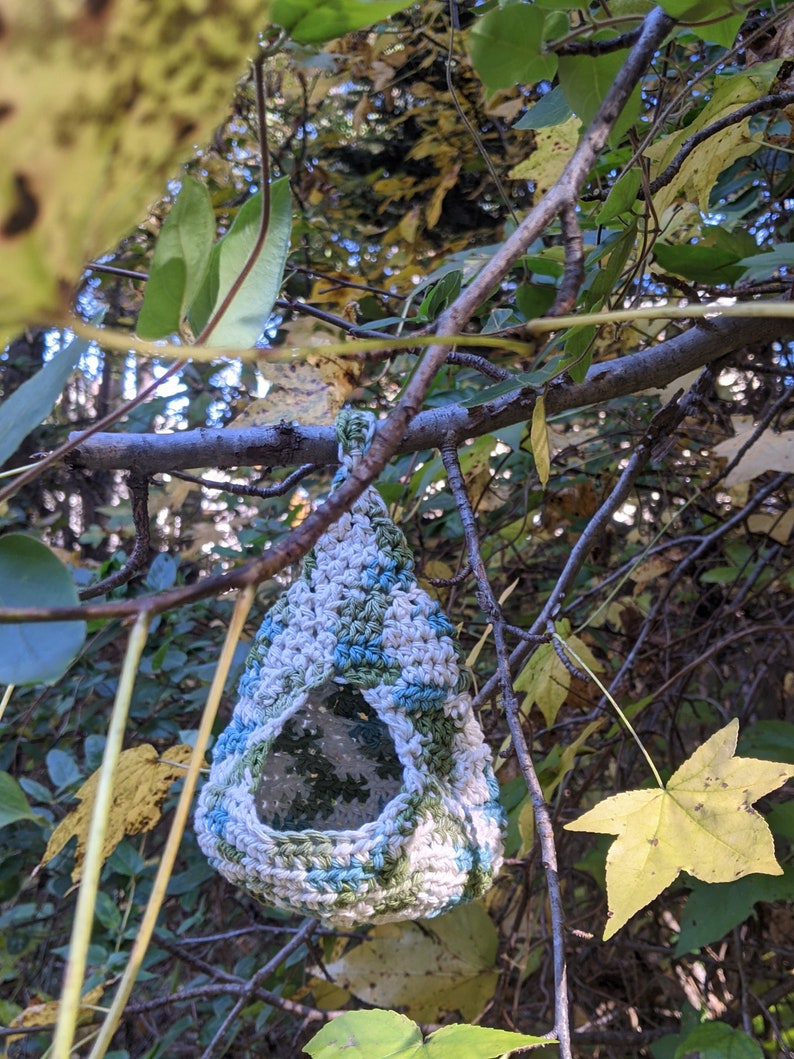 Handmade Crochet Birdhouse image 3