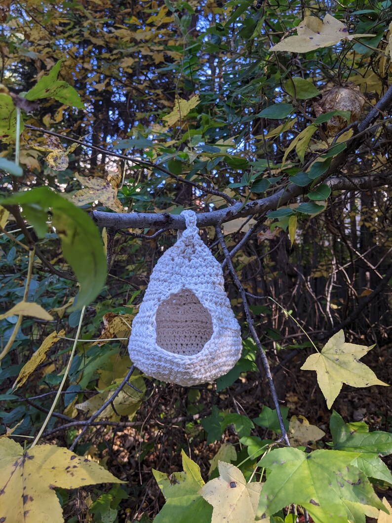 Handmade Crochet Birdhouse image 2