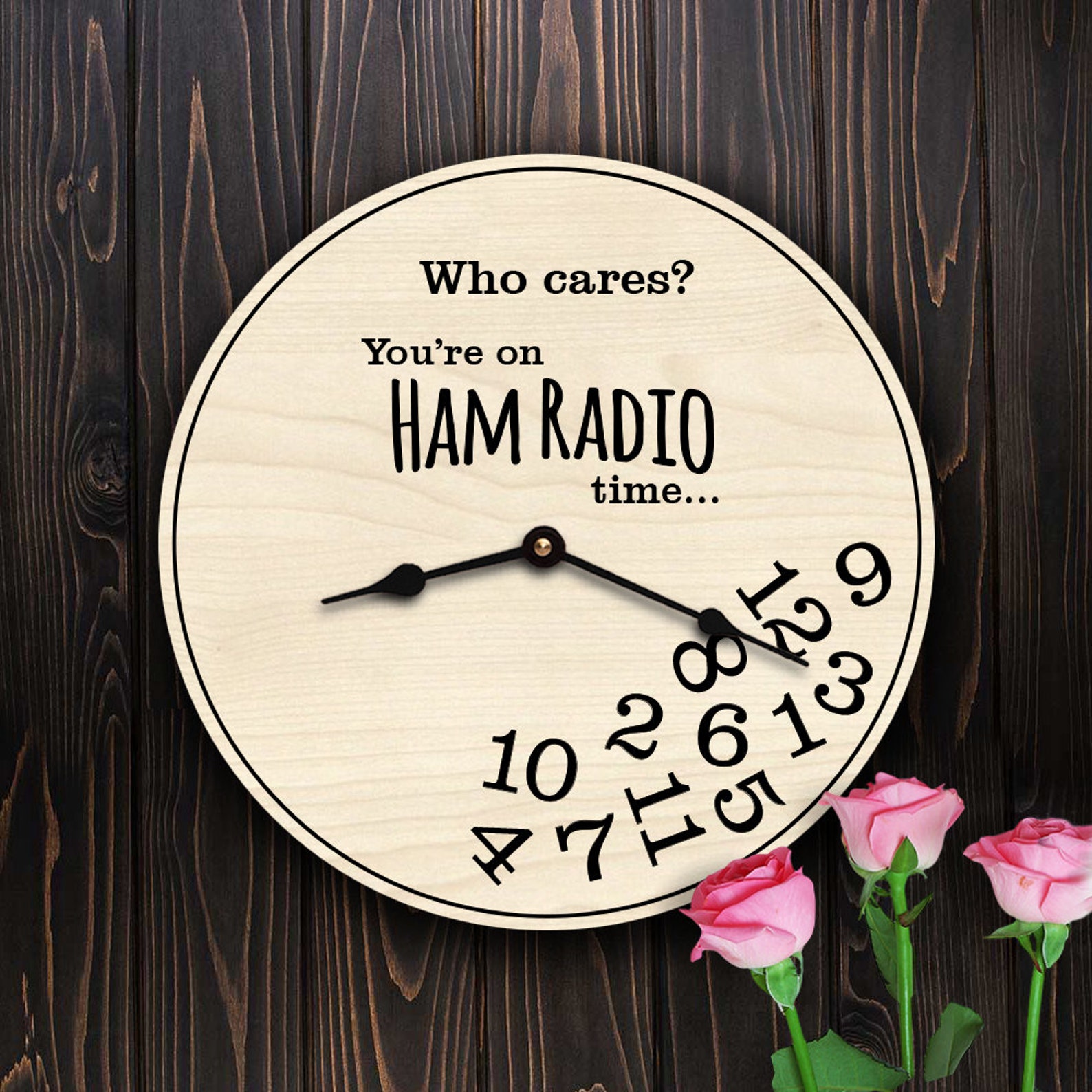 Funny Ham Radio Gifts Who Cares You're on Ham Radio Time Etsy
