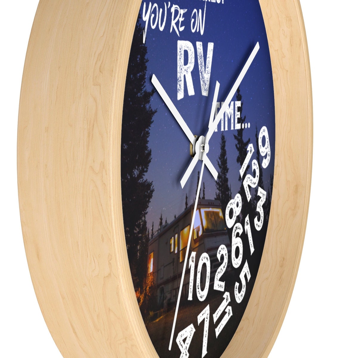 Wall Clock Gifts for RV Funny RV Decor Motorhome Gift Etsy