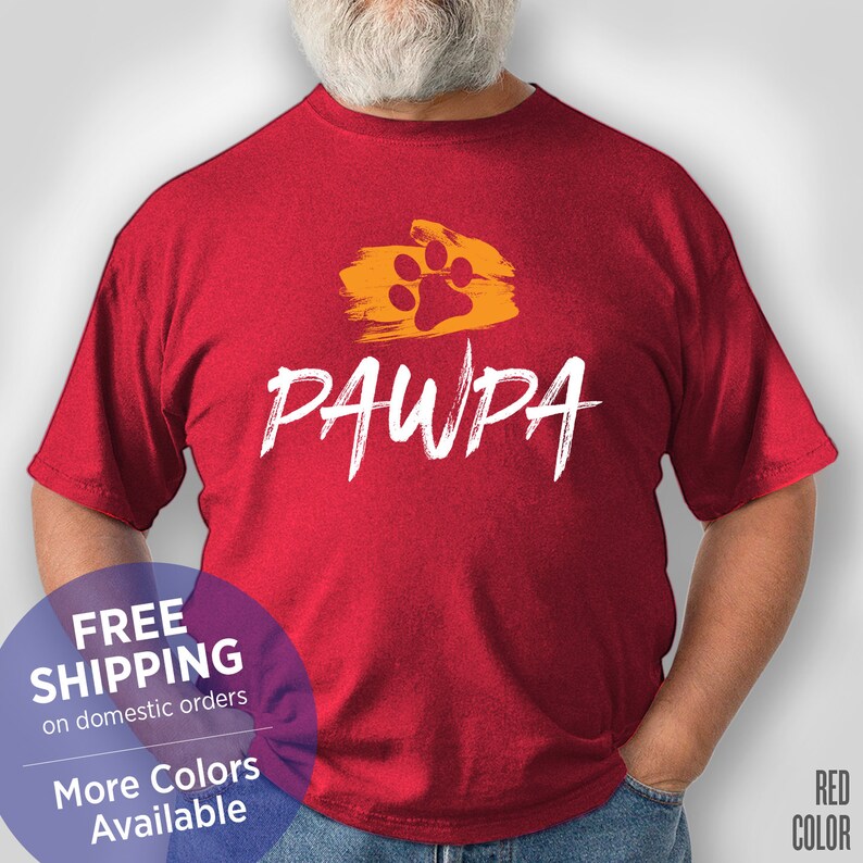 Pawpa Grandpa Dog Grandpa Fur Grandpa Funny Shirt Etsy