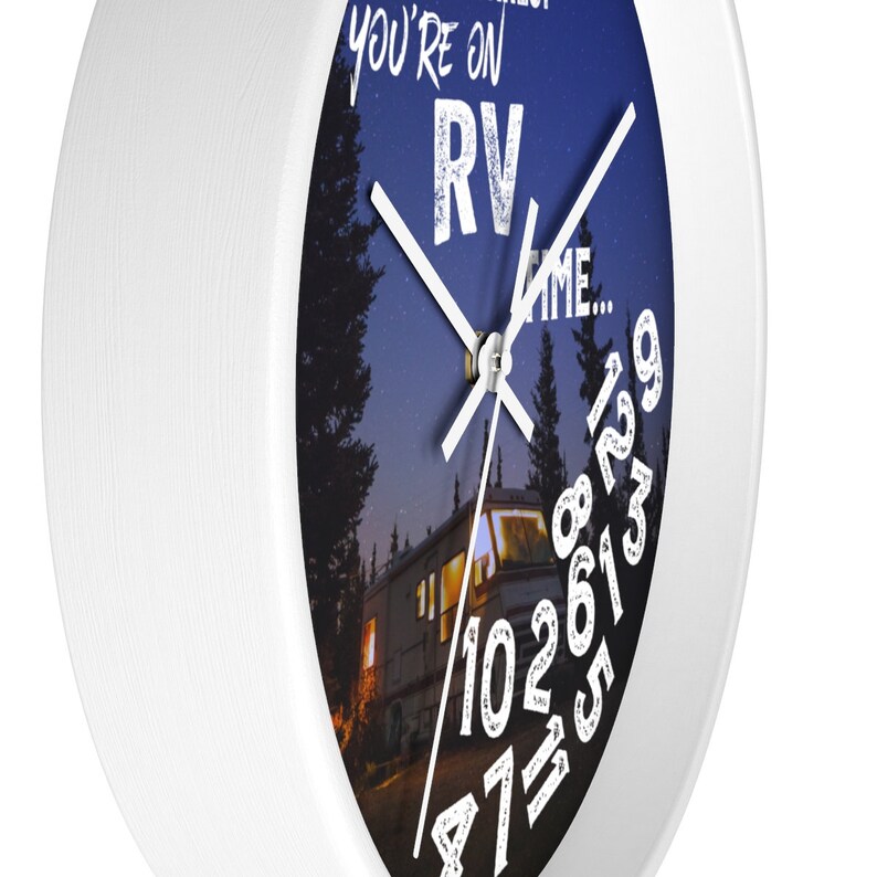 Wall Clock Gifts for RV Funny RV Decor Motorhome Gift Etsy
