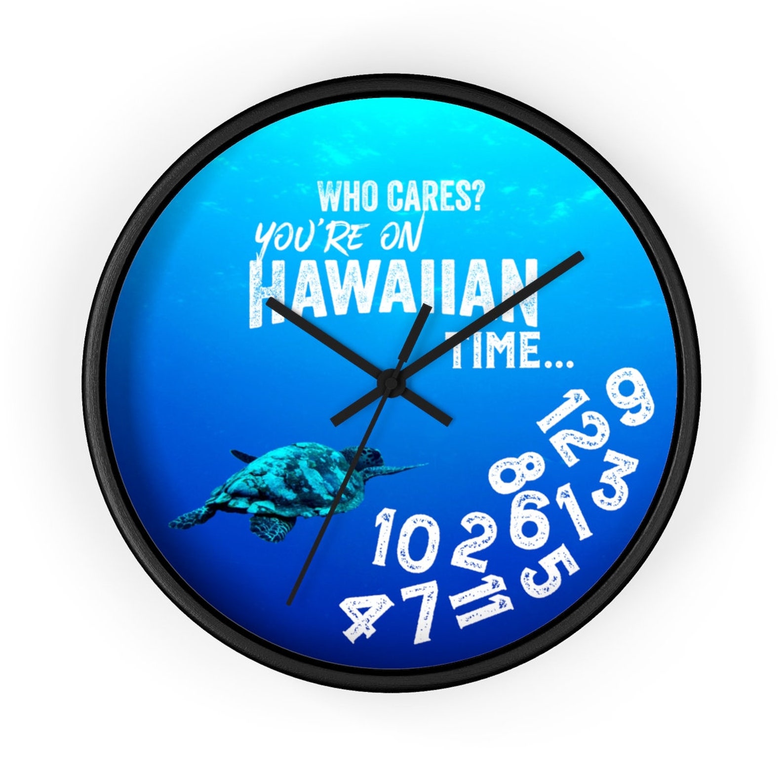 Wall Clock Gifts for Hawaiian Funny Hawaiian Decor Etsy
