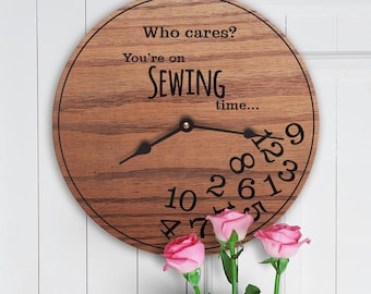 Funny Gifts for Sewing Hobby - Gifts for People Who Love to Sew - Unique Model Sewing Gifts - Sewing Decor - Sewing Gifts - Sewing Time