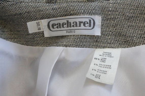 Cacharel / Veste blazer Cacharel Paris vintage en… - image 10