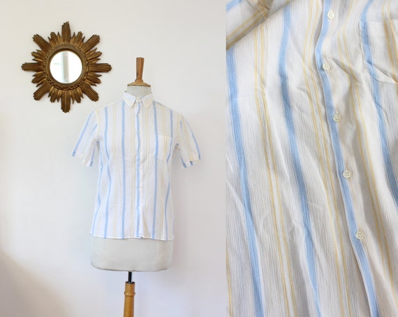 CACHAREL / Cacharel Paris vintage blouse with cott