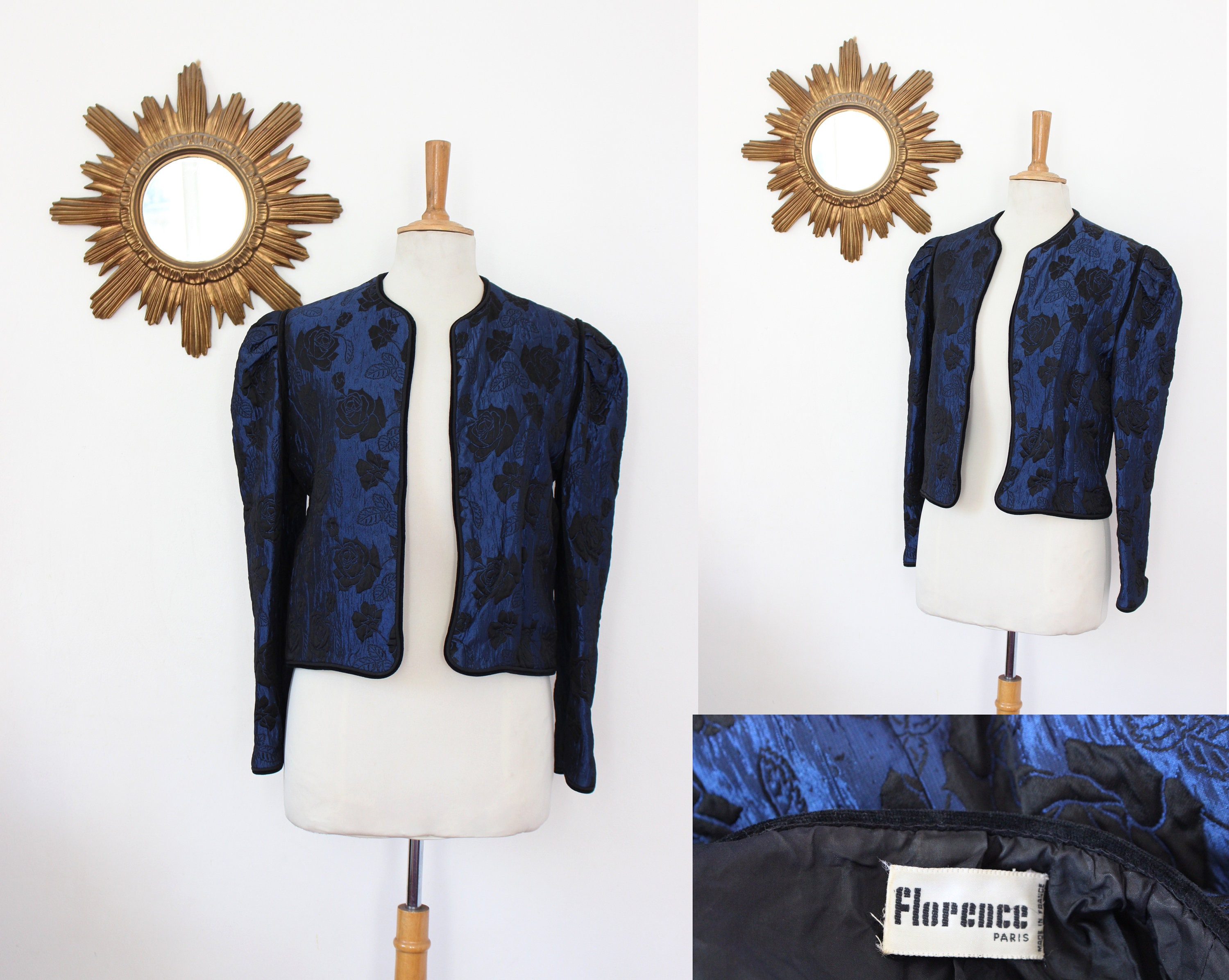 florence long printed padded jacket