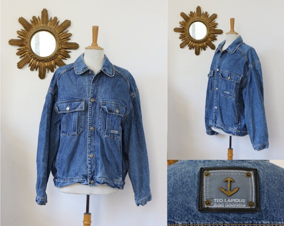 Ted Lapidus, Ted Lapidus dark blue faded denim Ted