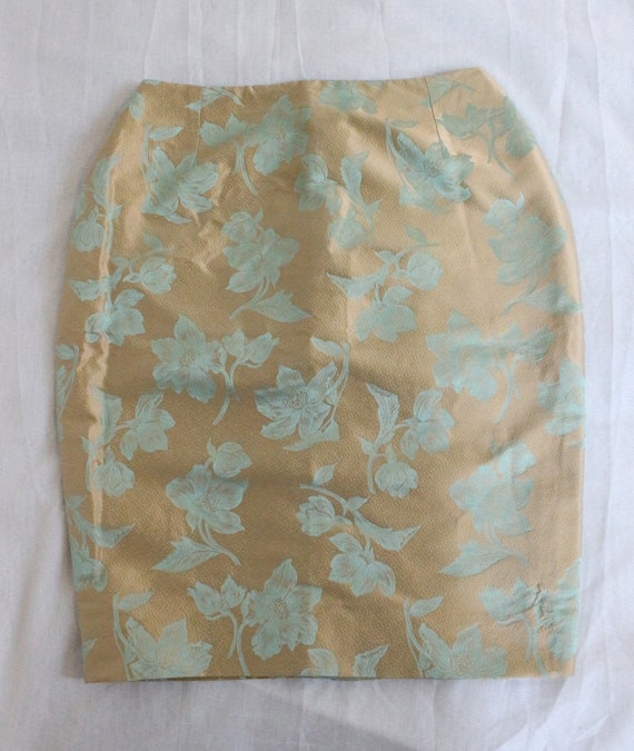 Guy Laroche, vintage pencil skirt with Jacquard s… - image 7