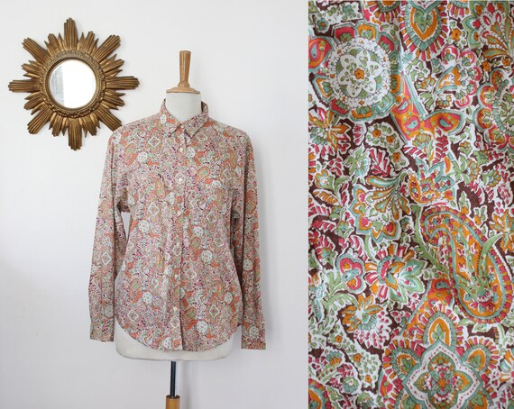 CACHAREL, long vintage Cacharel La Chemiserie patt