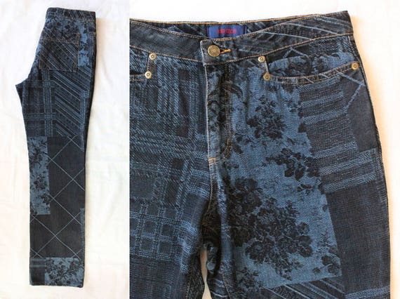 KENZO, KENZO vintage denim trousers in cotton stra