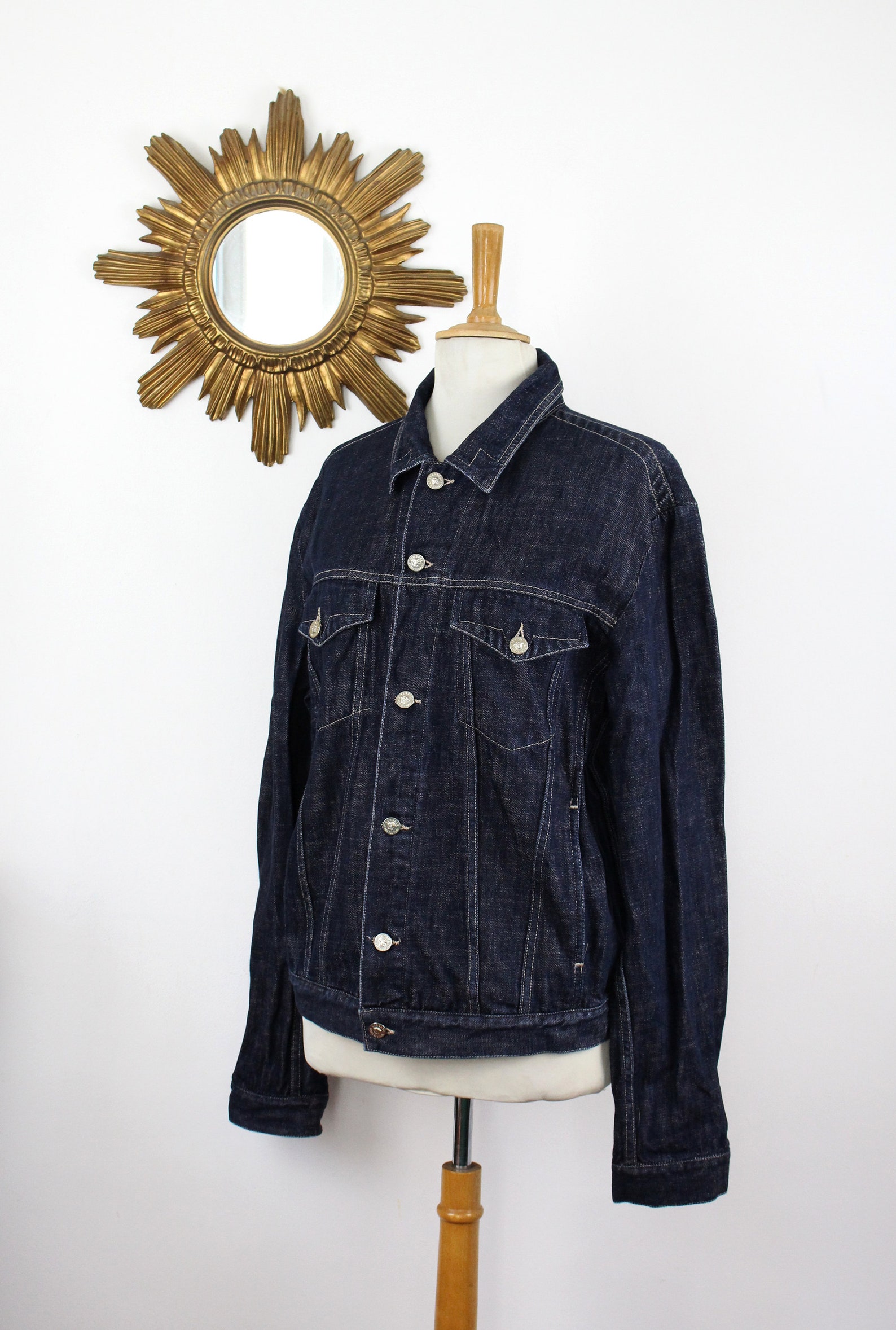 VERSACE / Denim Jacket Versace Jeans Couture Vintage in Dark Etsy