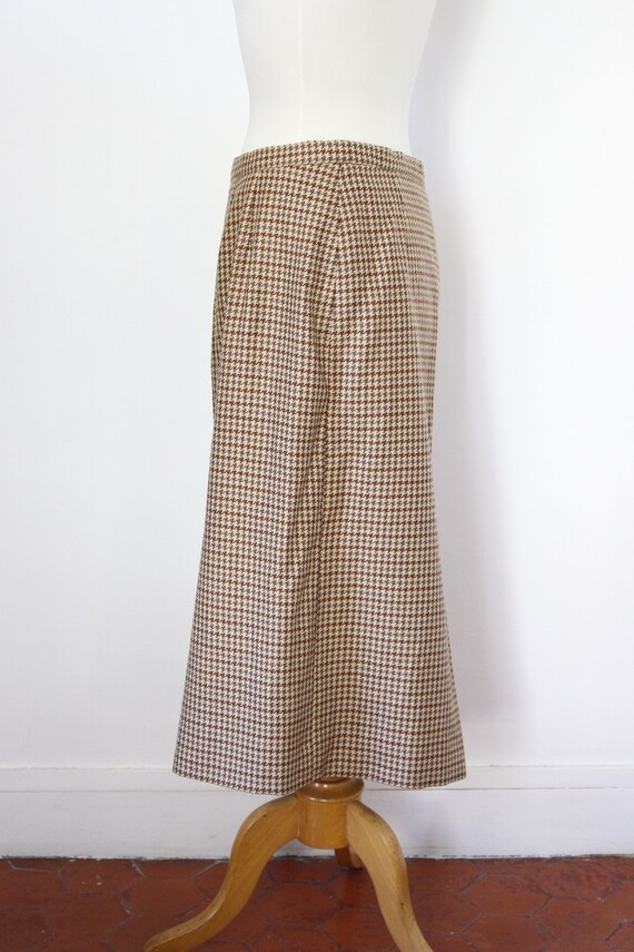 BURBERRY / Burberrys vintage wool skirt with brow… - image 6