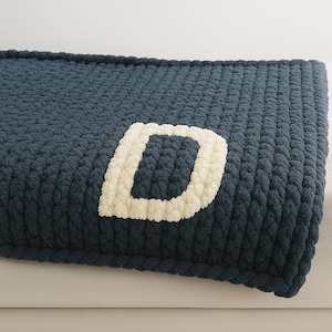 Custom Jumbo Knit Blanket- Super Soft Chunky Blanket