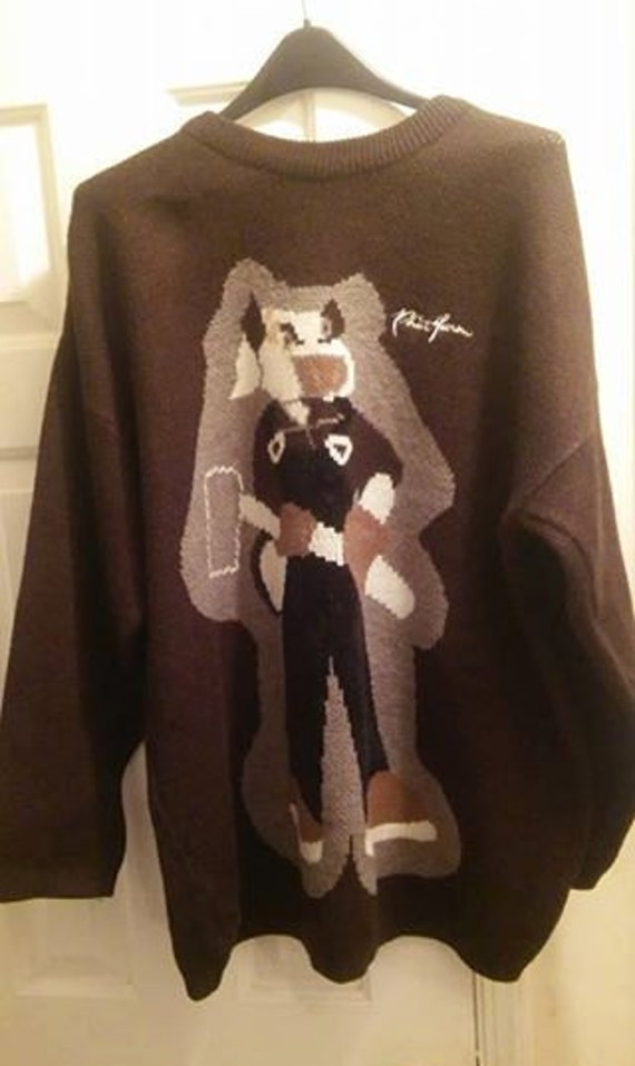 Vintage Phat Farm Brown Sweater Size XL