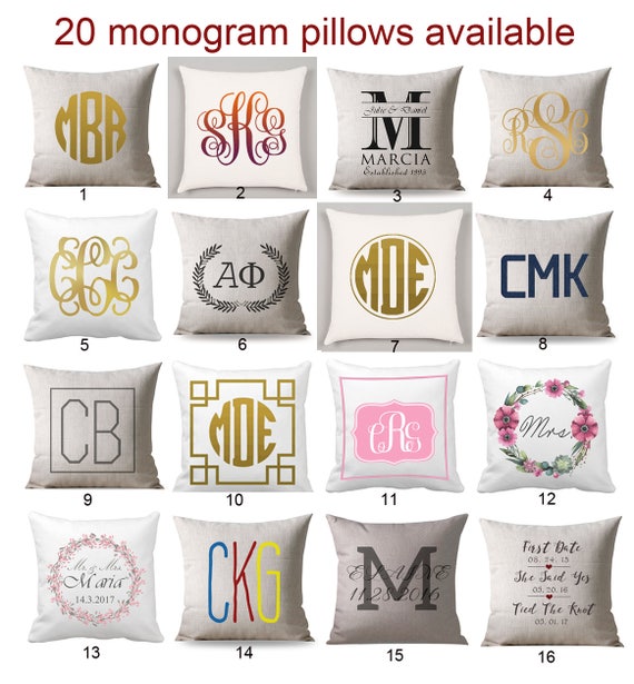 Monogram pillow case monogram throw 
