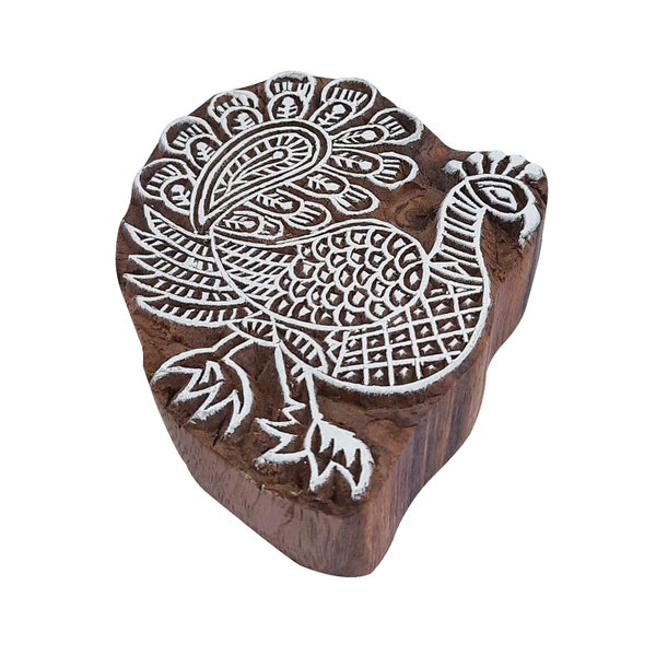 Royal Kraft Wooden Stamps DIY Fabric, Textile, Clay, Pottery, Paper, Henna Printing Blocks FFDtag008