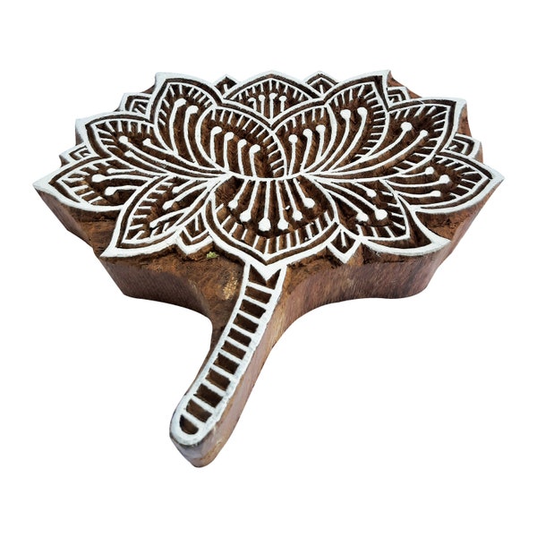 Royal Kraft Wooden Printing Block - DIY Henna Fabric Textile Paper Clay Pottery Stamp ESIGtag039