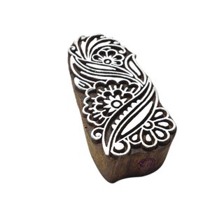 Nature Wooden Block Stamps for Printing on Fabric Textile Paper Clay Pottery Htag1111-1120