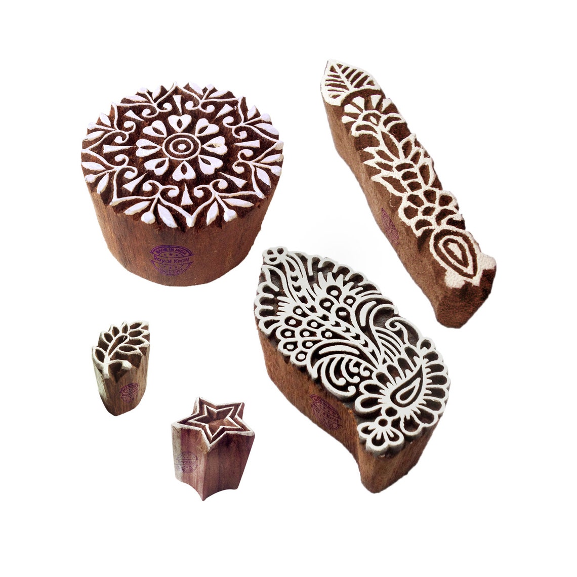 Fancy Designs Wooden Stamp Blocks for DIY Scrapbook Block Etsy