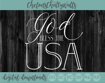 DIGITAL DOWNLOAD God Bless the USA/_Faux Glitter/_ Patriotic/_4th of July/_Sublimation Design/_Framed Print/_Greeting Card/_PNG File