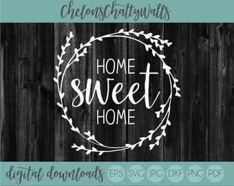 Download Home Sweet Home Svg Etsy