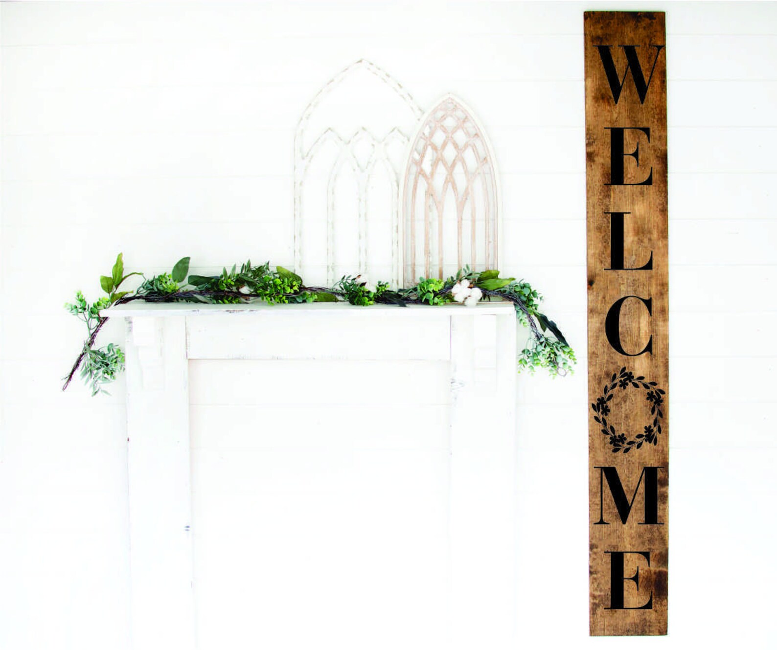 Welcome Hello Spring Reversible Sign Large Porch Home - Etsy