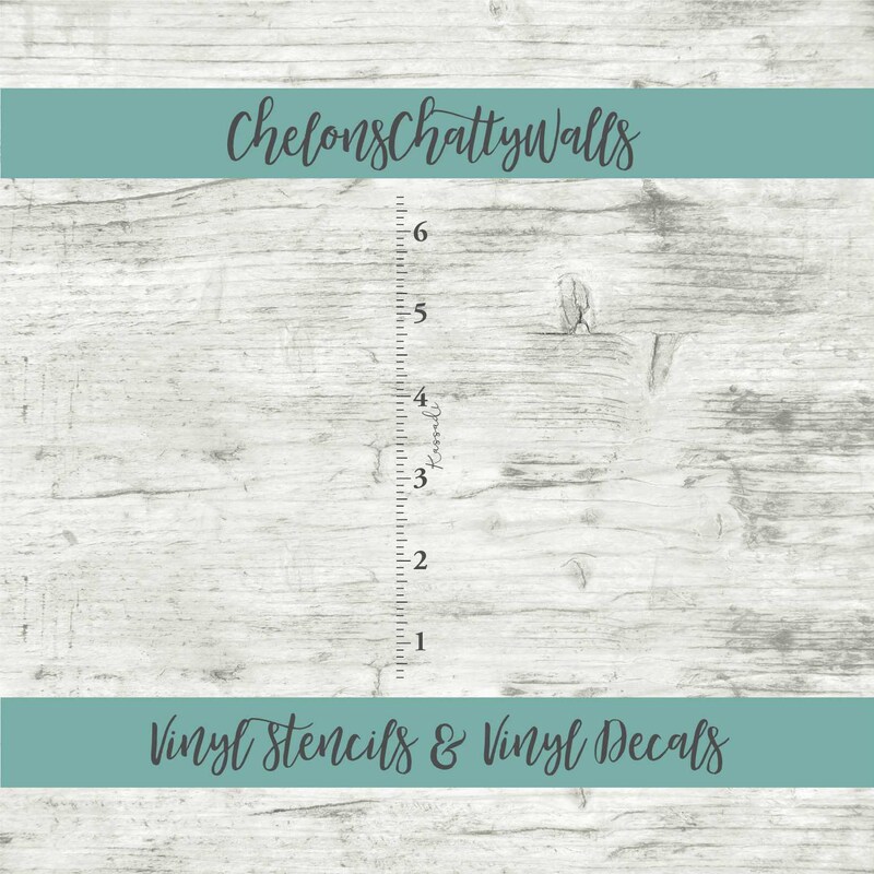 Stencil for Growth Chart Etsy