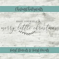 Have Yourself A Merry Little Christmas Vinyl Stencil, Holiday Vinyl Decal, Vinyl Stencil, Wood Sign, Wood Crafts, Home Decor, Christmas