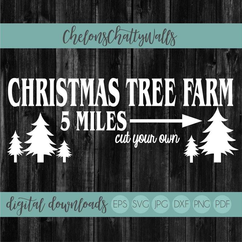 Download Christmas Tree Farm SVG File Tree Farm SVG Cut File | Etsy