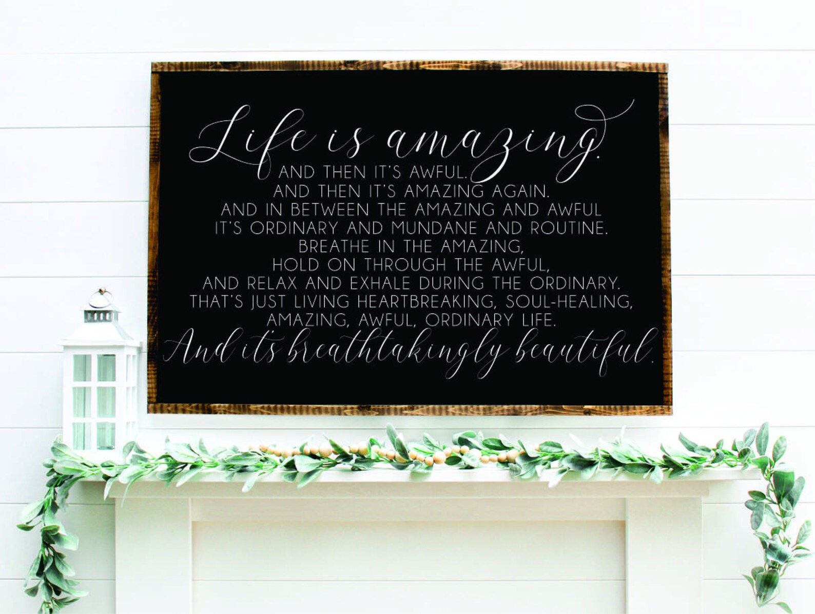 Life is Amazing SVG File L R Knost SVG Breathtakingly | Etsy