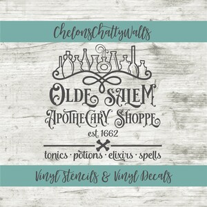 Personalized Halloween Wooden Sign - Gift Idea For Halloween/ Witch/ Pagan/ Wicca Decor - The Salem Sisters Apothecary