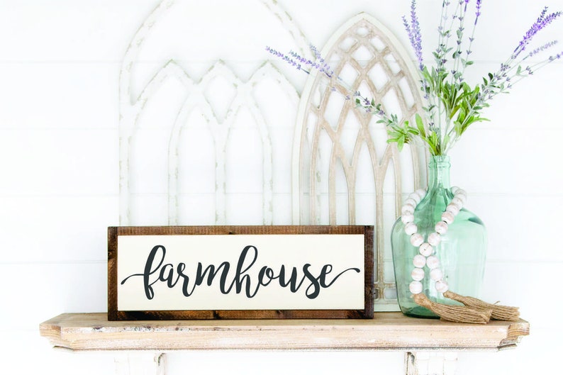 Farmhouse Vinyl Stencil Farmhouse Vinyl Decal Wood Sign Etsy