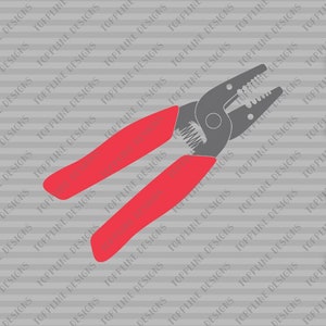Wire Stripper - SVG / PNG / EPS / dxf - Cut File, electric, electricity, electrician