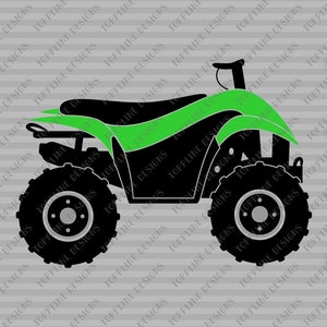 All Terrain Vehicle / 4 Wheeler - SVG / PNG / DXF / eps - Cut file, Summer