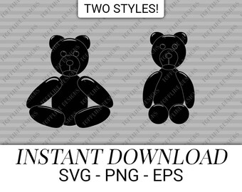 Bear Balloon Animal - SVG, PNG, EPS - Clipart, Illustration, Balloon Animal, Bear