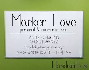 Marker Love - OTF & TTF - Personal and commercial use font