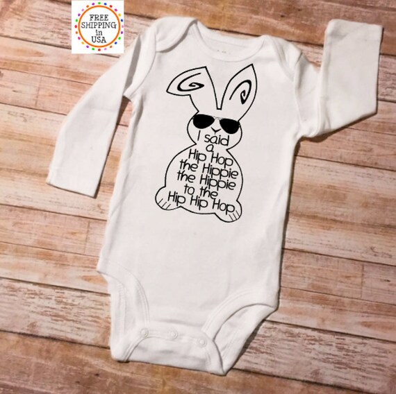 easter bunny onesie baby