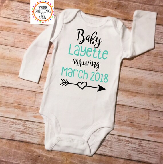 etsy baby announcement onesie