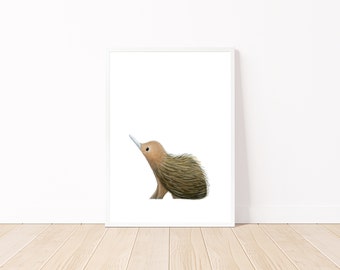 Echidna Puggle Printable Wall Art / Australian Animal Art