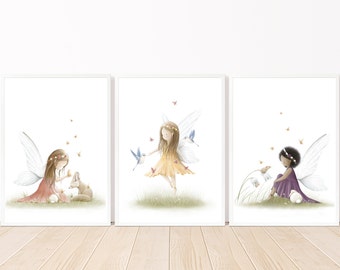 Fairy Princess Printable Wall Art / Set of 3