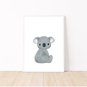 Koala Printable Wall Art / Australian Animal Art