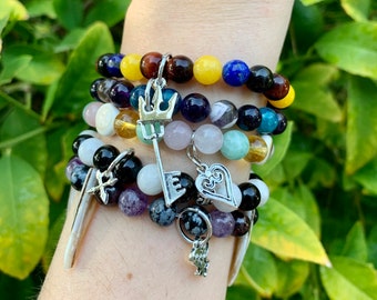Pulseras elásticas para el personaje principal inspiradas en Kingdom Hearts 2