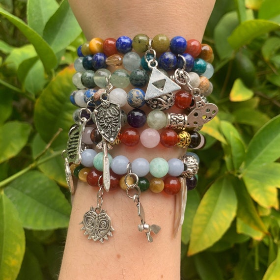 The Legend of Zelda inspired Elasticated Bracelets Etsy Australia