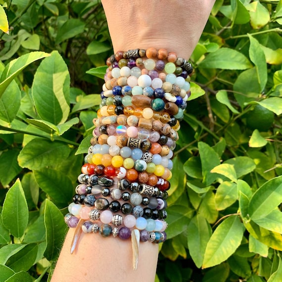 Pokemon Typing inspired Elasticated Bracelets Etsy Australia